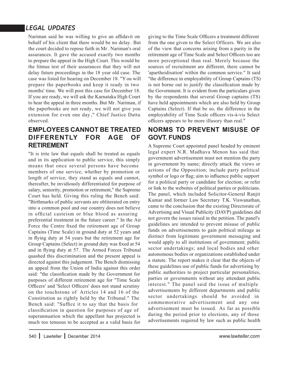 Lawteller – A Legal Awareness Magazine Preview Pages