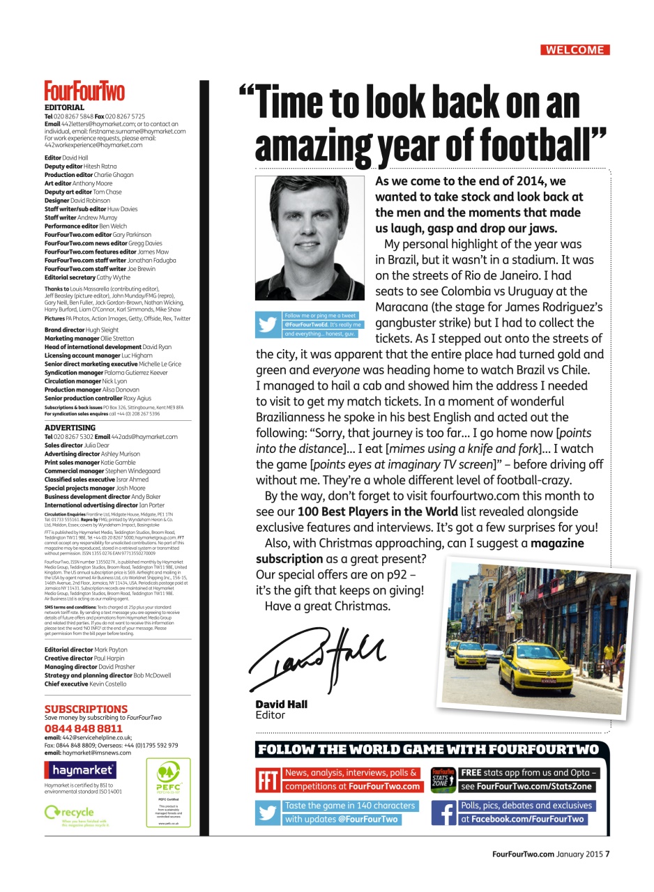 FourFourTwo Preview Pages