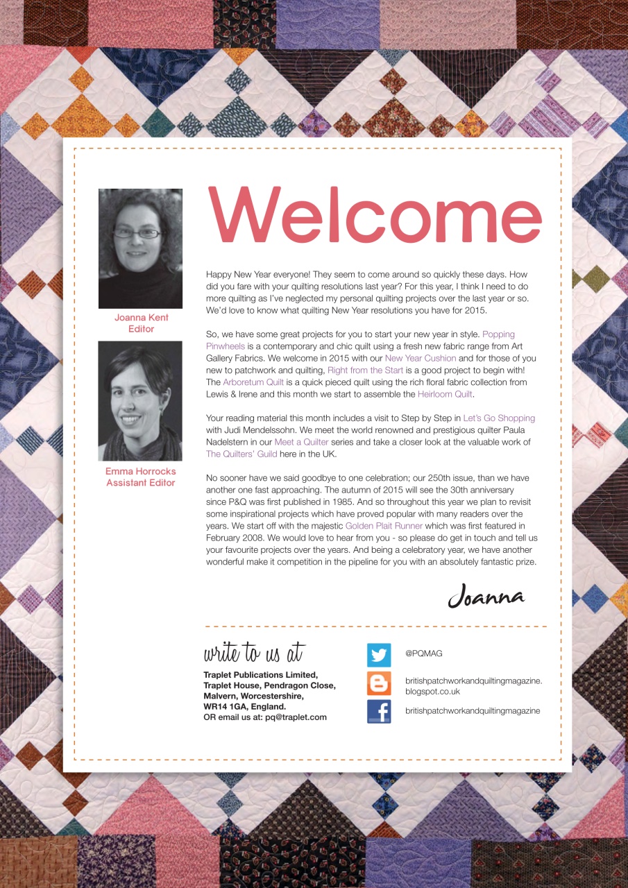 Patchwork and Quilting Preview Pages