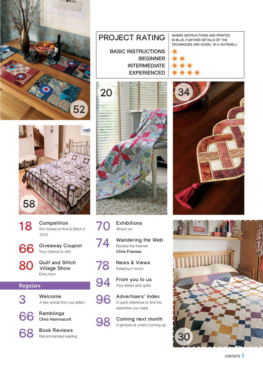 Patchwork and Quilting Preview Pages