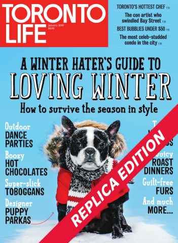 Toronto Life issue JANUARY 2015