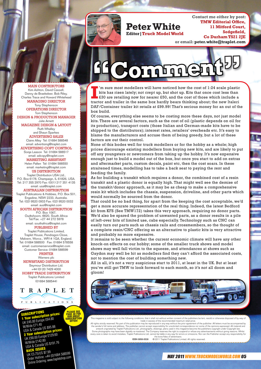 Model Car Truck Motorcycles World Preview Pages