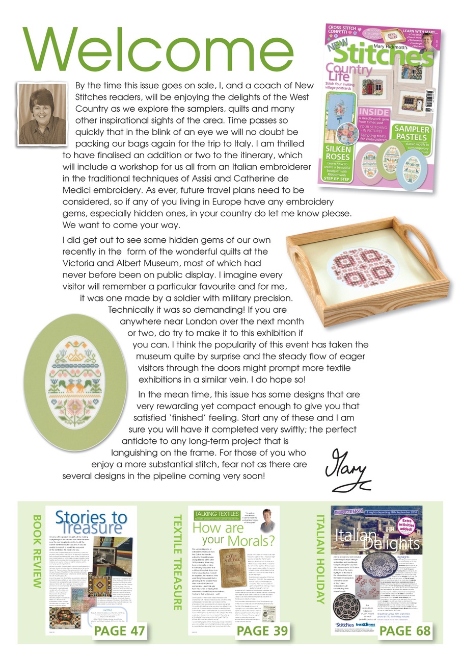 New Stitches Preview Pages