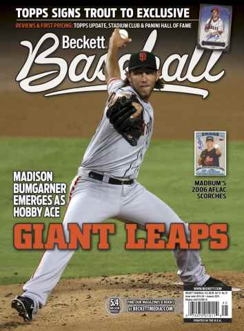 Beckett Baseball Magazine issue January 2015