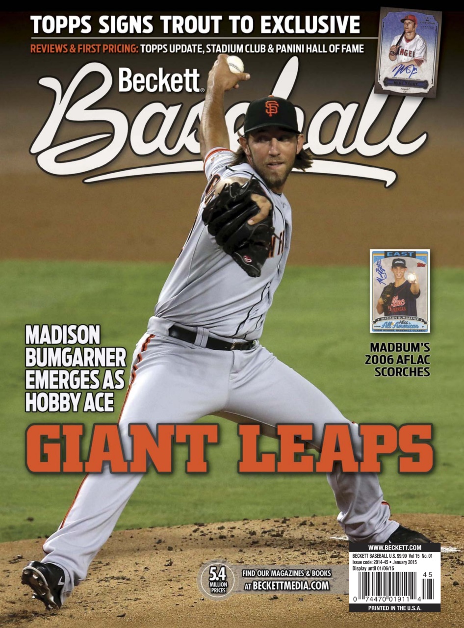 Beckett Baseball Magazine Preview Pages
