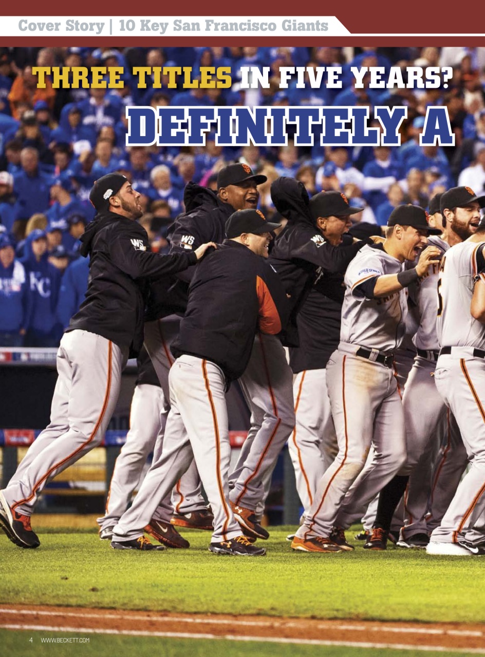 Beckett Baseball Magazine Preview Pages