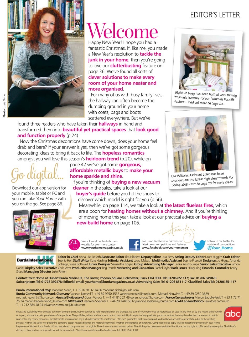 Your Home Magazine Preview Pages