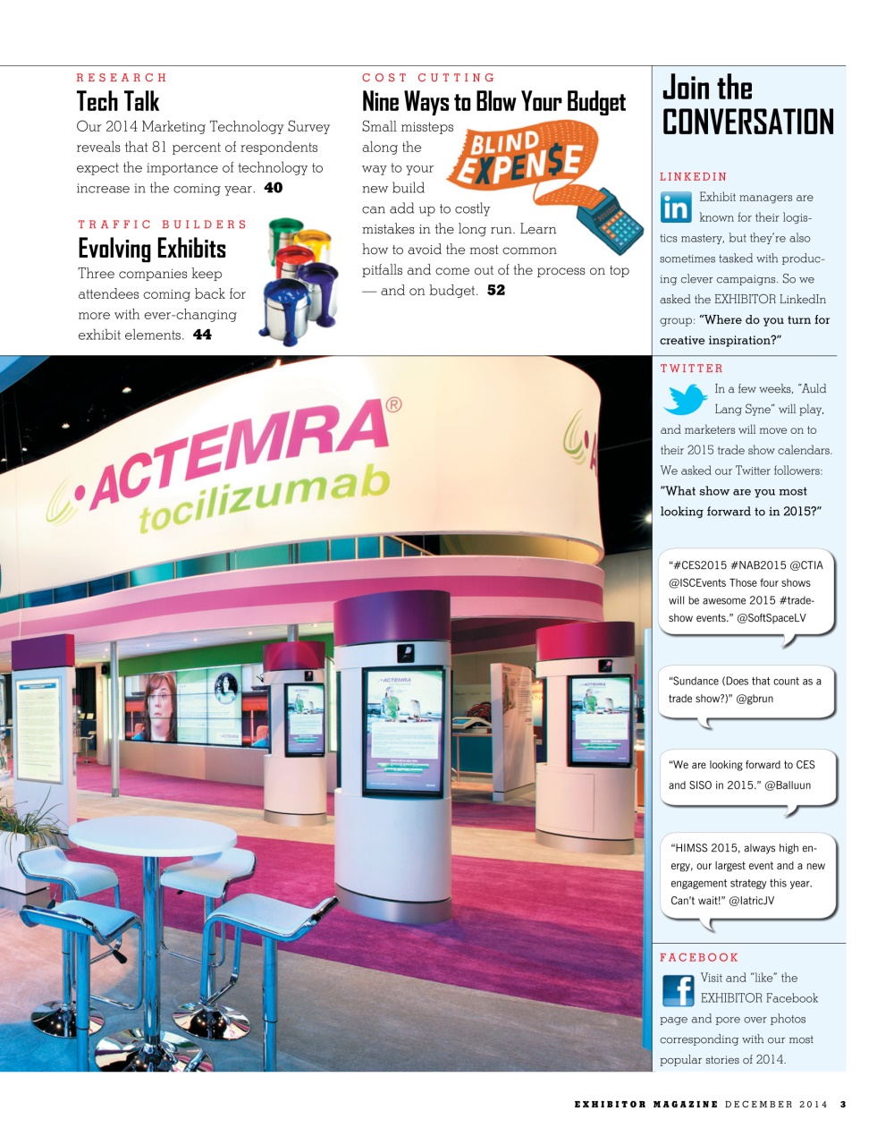 EXHIBITOR Magazine Preview Pages