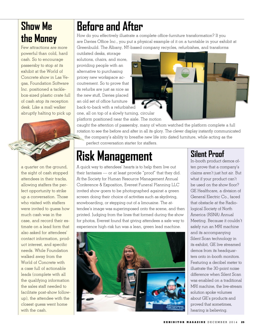 EXHIBITOR Magazine Preview Pages