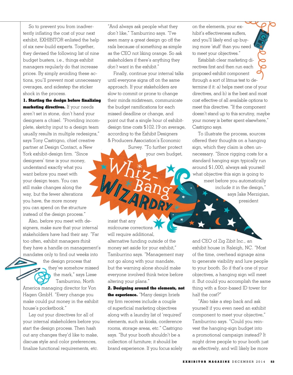 EXHIBITOR Magazine Preview Pages