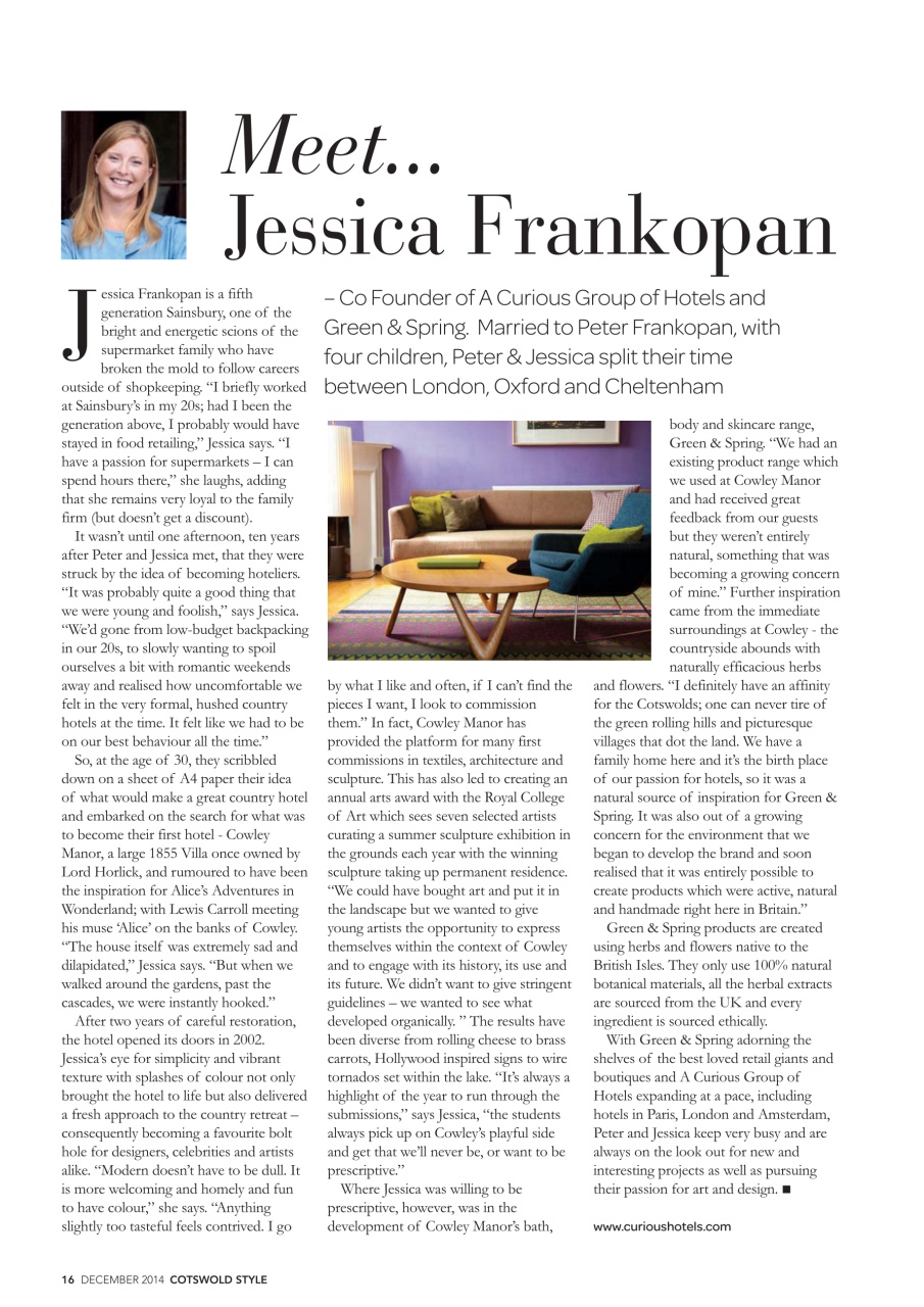 Cotswold Style Preview Pages