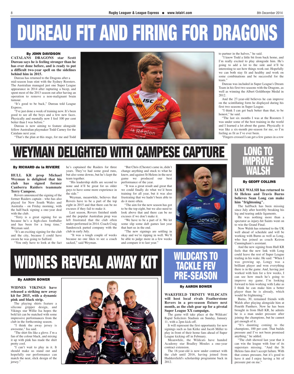 League Express Preview Pages