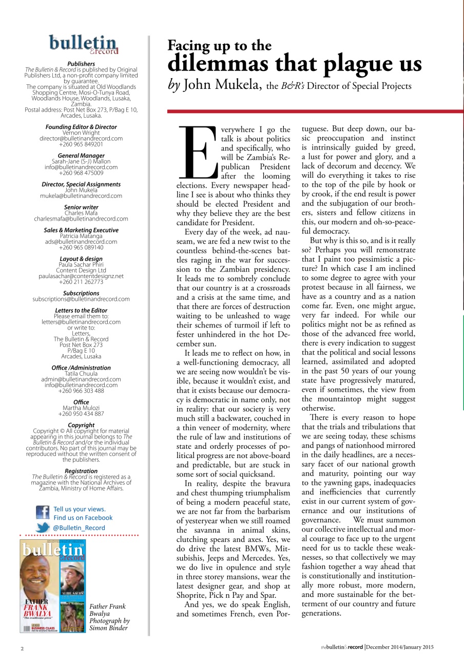 The Bulletin & Record Preview Pages