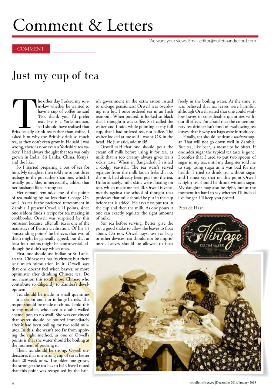 The Bulletin & Record Preview Pages