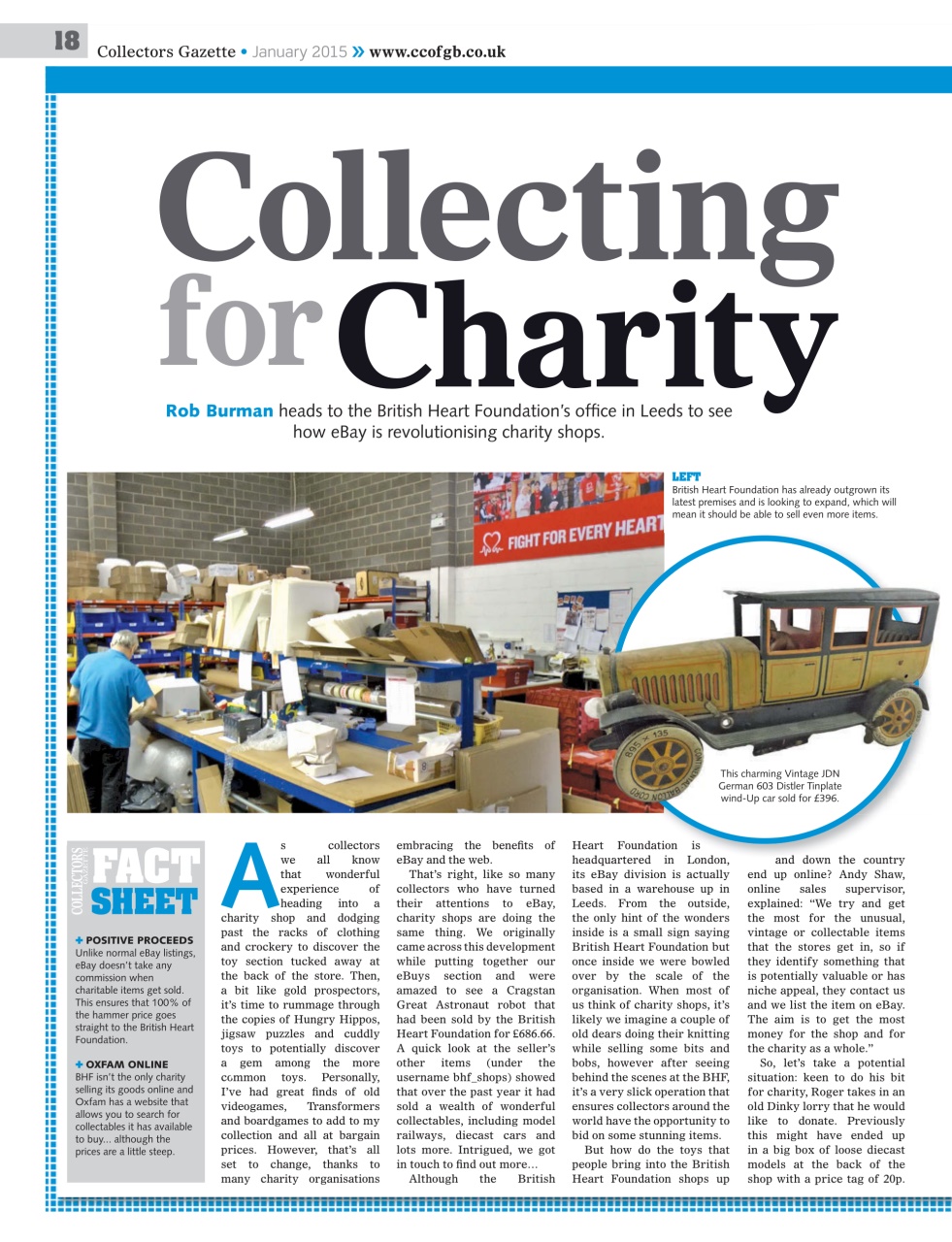 Collectors Gazette Preview Pages