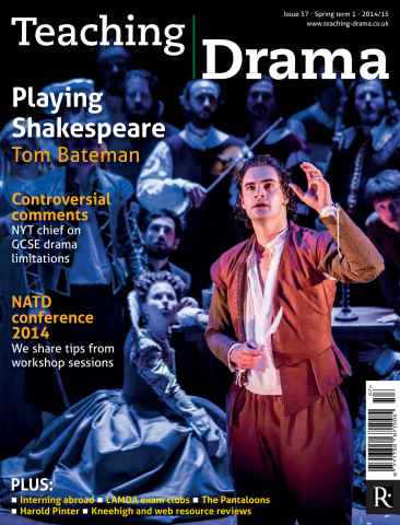 Drama and Theatre issue Spring 1 - 2014/15