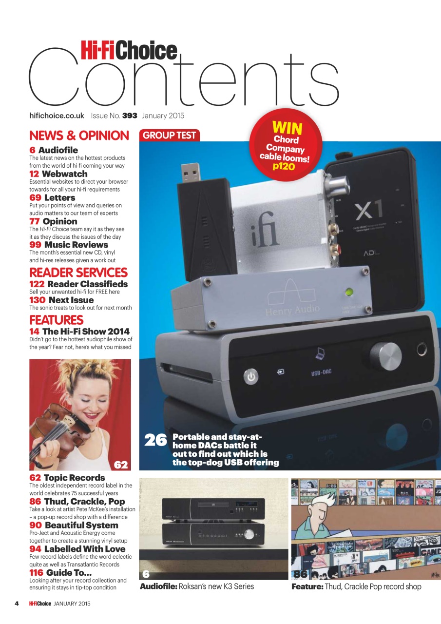 Hi-Fi Choice Preview Pages