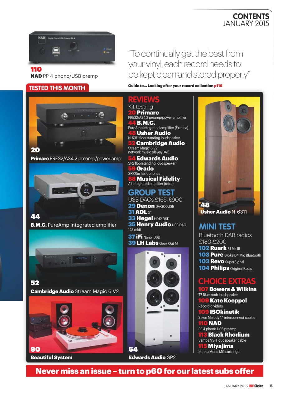 Hi-Fi Choice Preview Pages