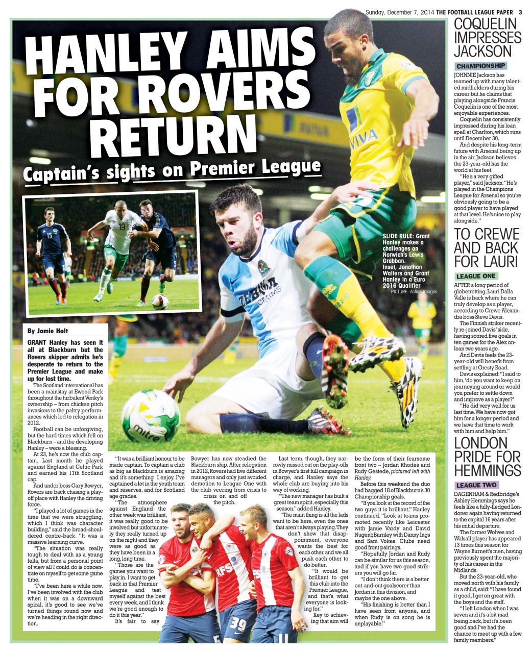 The Football League Paper Preview Pages