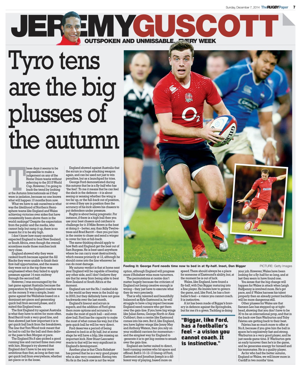 The Rugby Paper Preview Pages