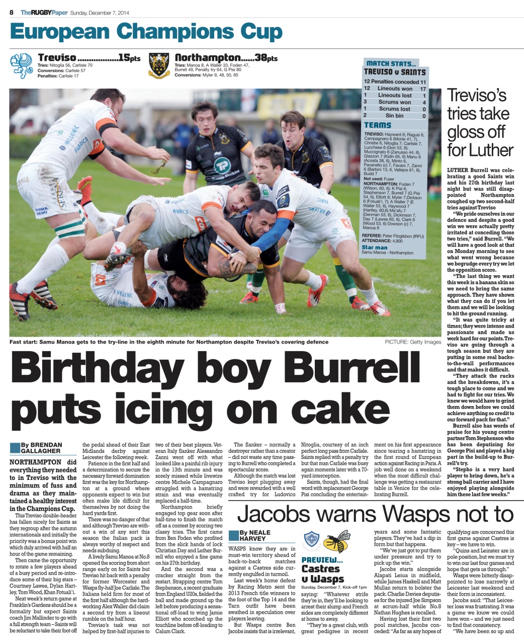 The Rugby Paper Preview Pages