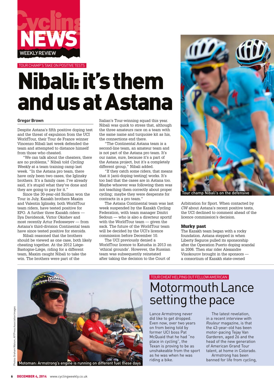 Cycling Weekly Preview Pages