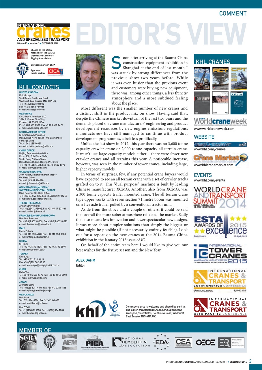 Int. Cranes and Specialized Transp Preview Pages