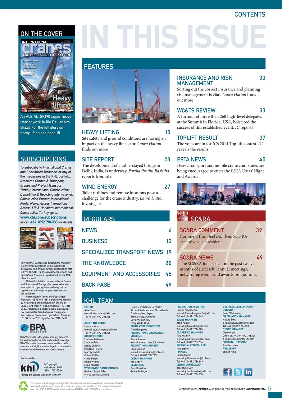 Int. Cranes and Specialized Transp Preview Pages