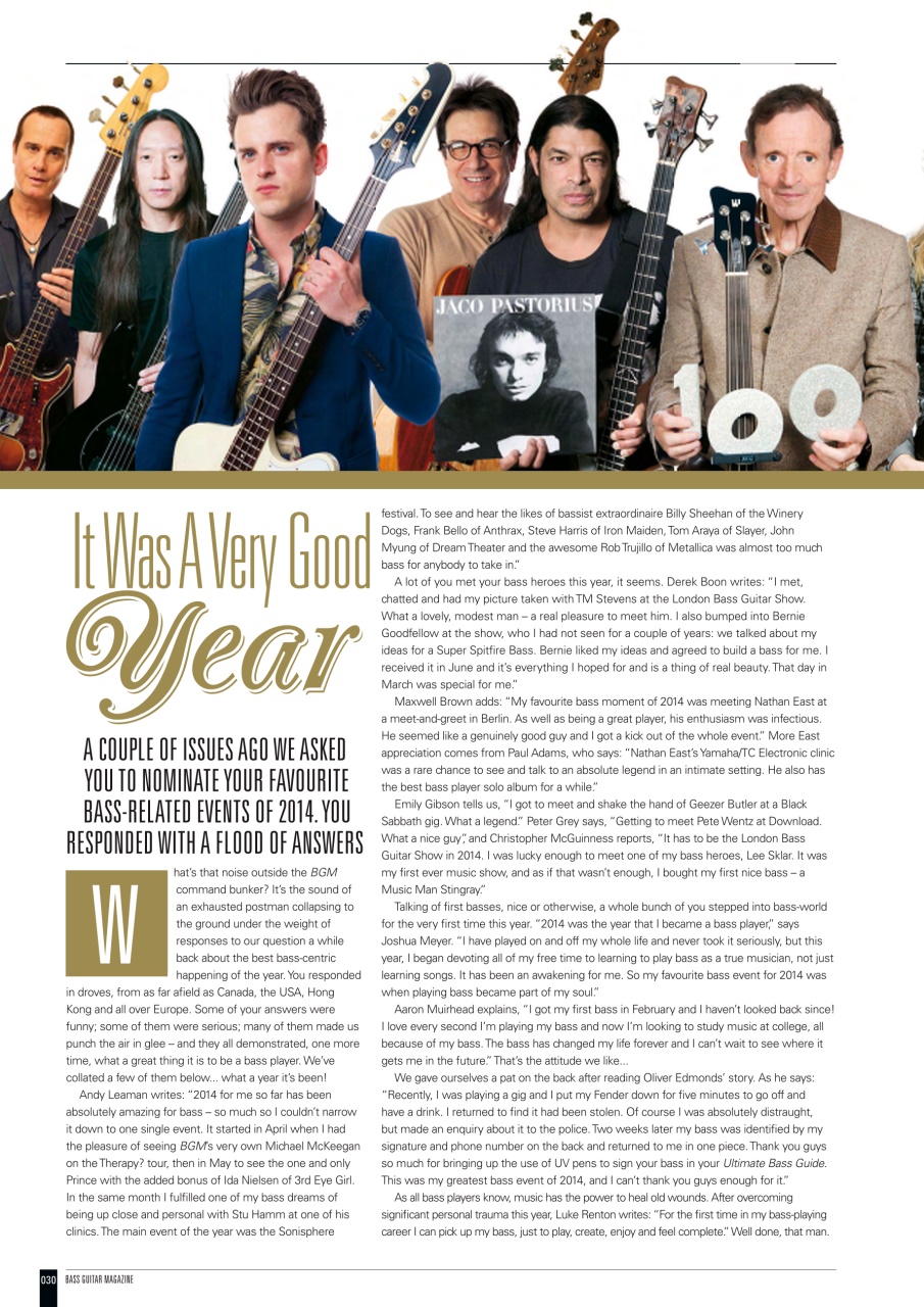 Bass Player UK Preview Pages