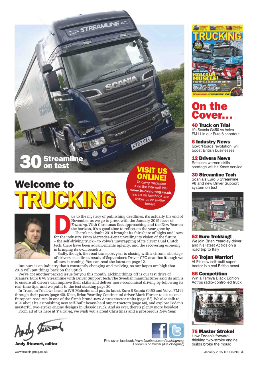 Trucking Magazine Preview Pages