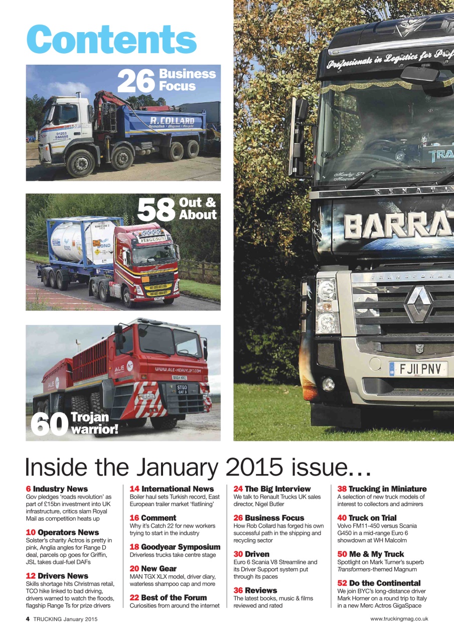 Trucking Magazine Preview Pages