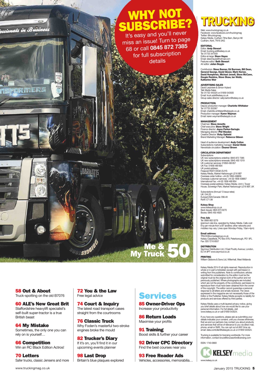 Trucking Magazine Preview Pages