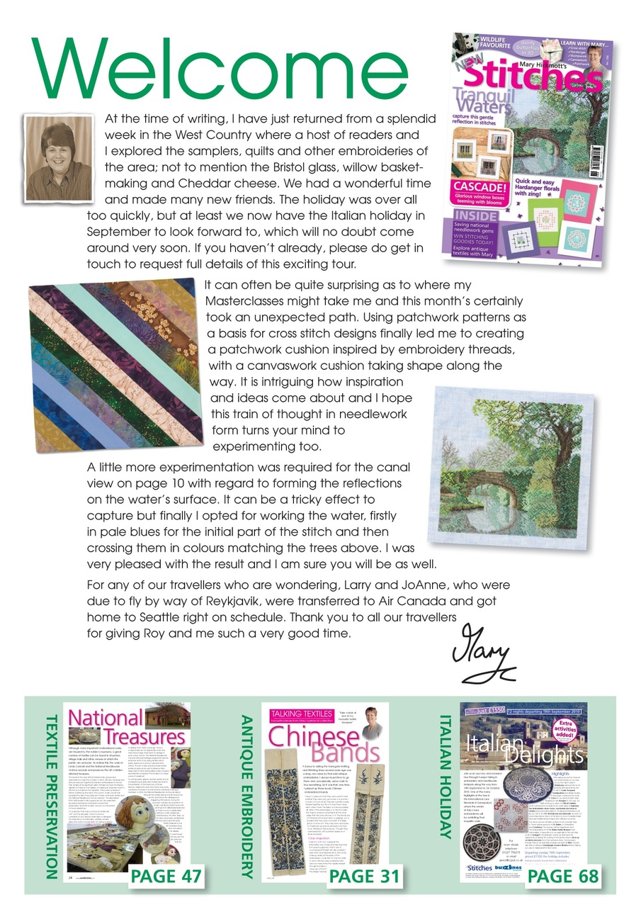 New Stitches Preview Pages