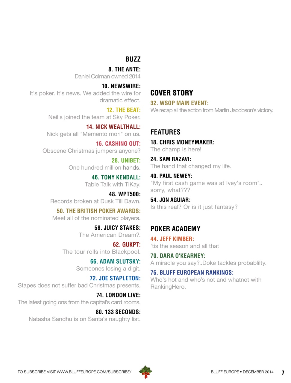 Bluff Europe Preview Pages