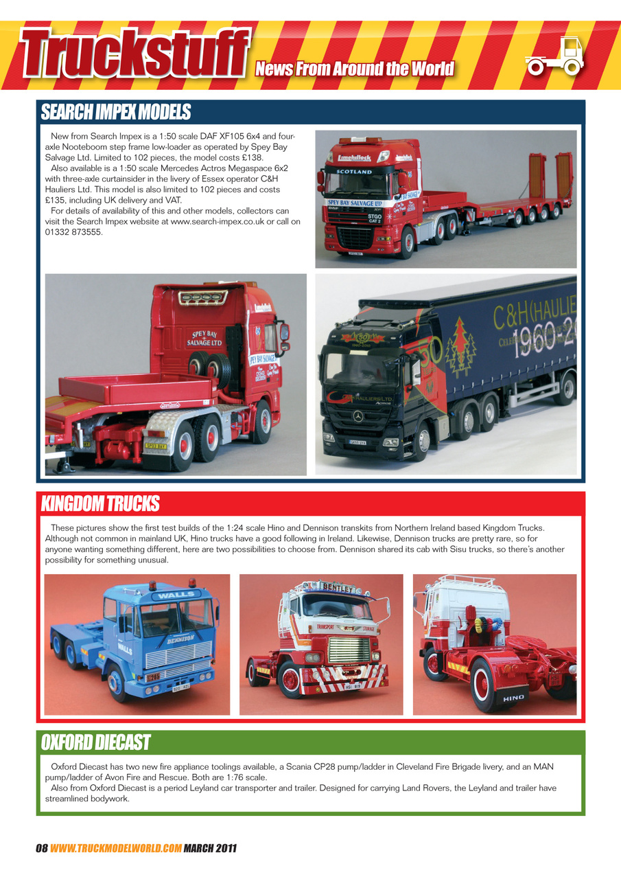Model Car Truck Motorcycles World Preview Pages
