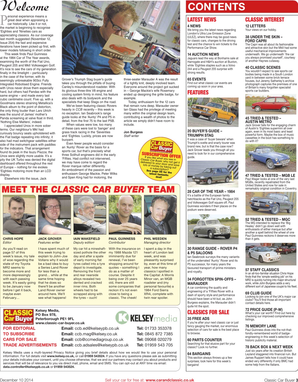 Classic Car Buyer Preview Pages