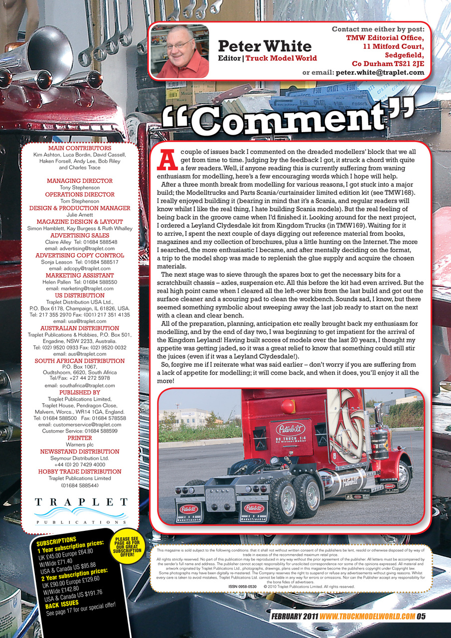 Model Car Truck Motorcycles World Preview Pages