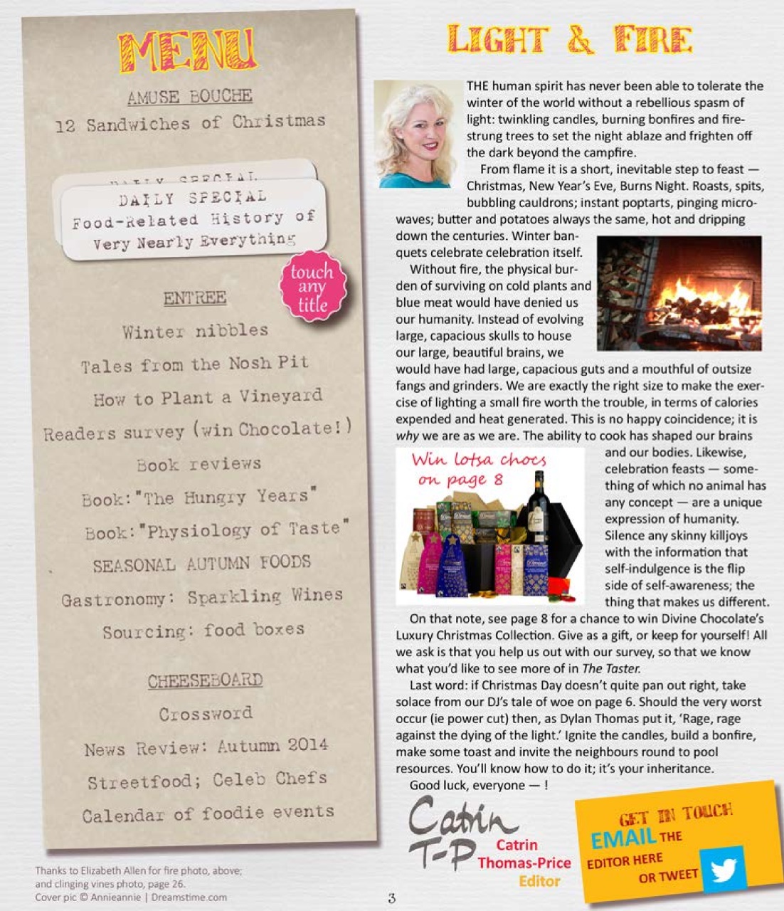 The Taster Magazine Preview Pages