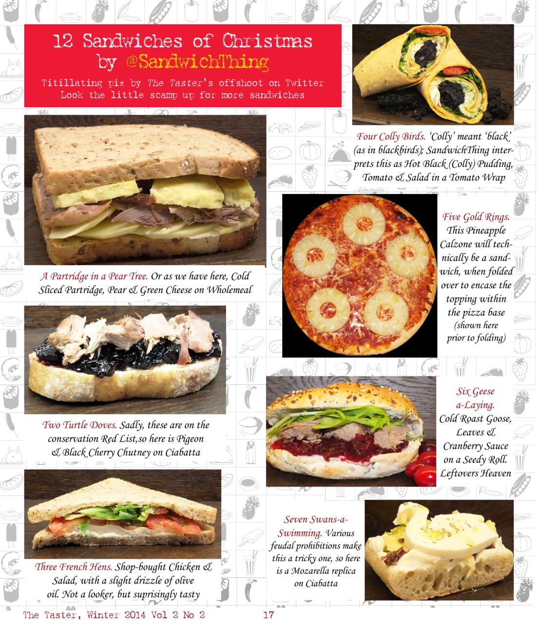 The Taster Magazine Preview Pages