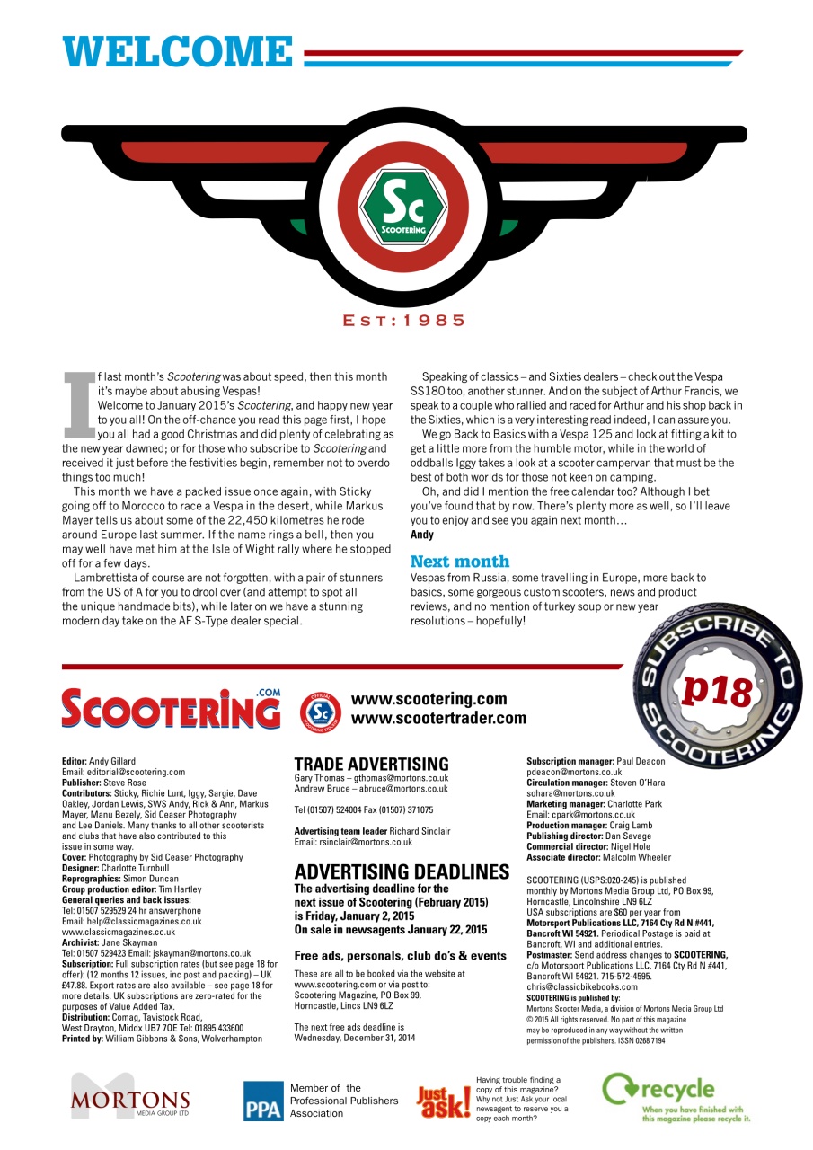 Scootering Preview Pages