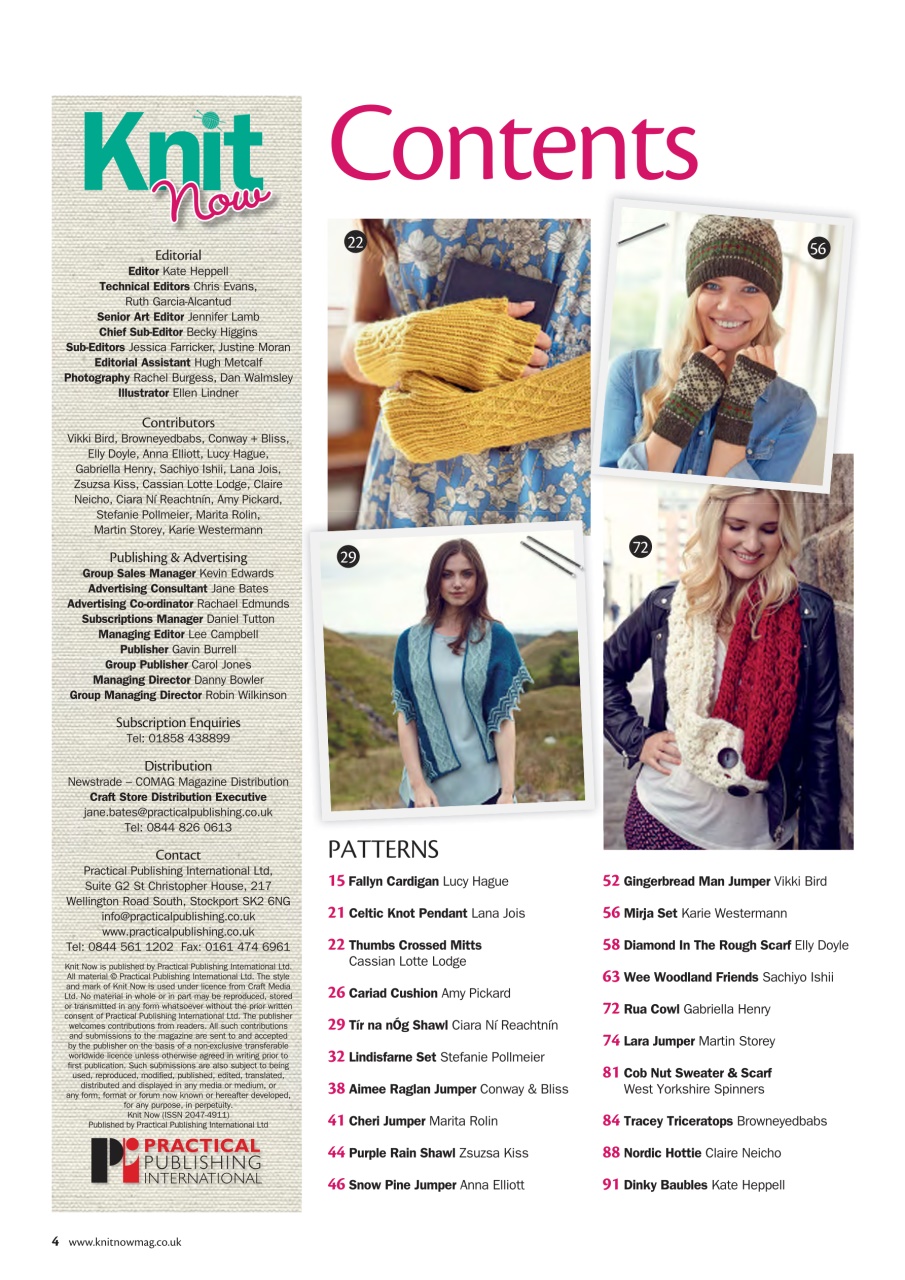 Knit Now Preview Pages