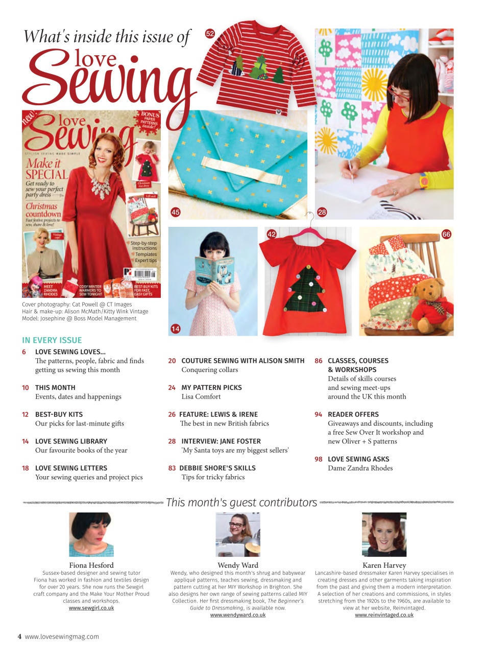 Love Sewing Preview Pages