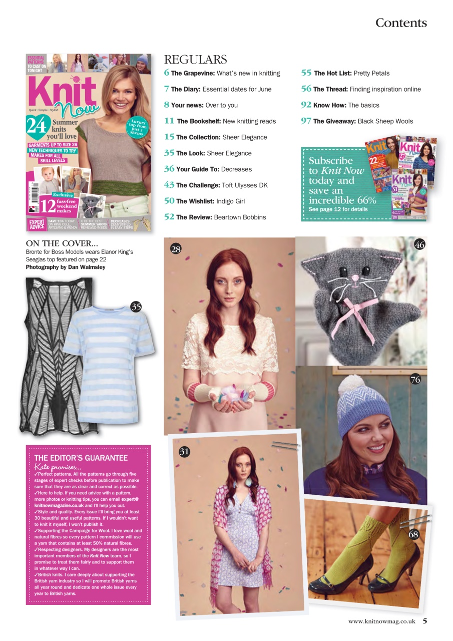 Knit Now Preview Pages
