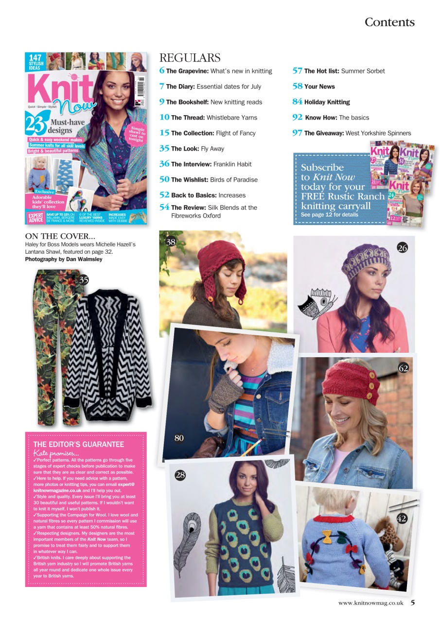 Knit Now Preview Pages