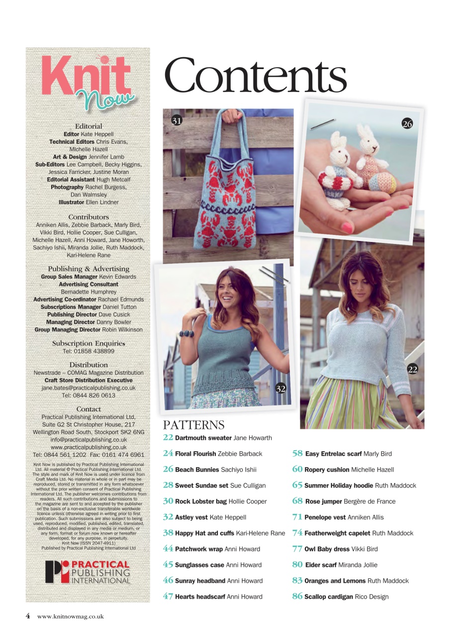 Knit Now Preview Pages