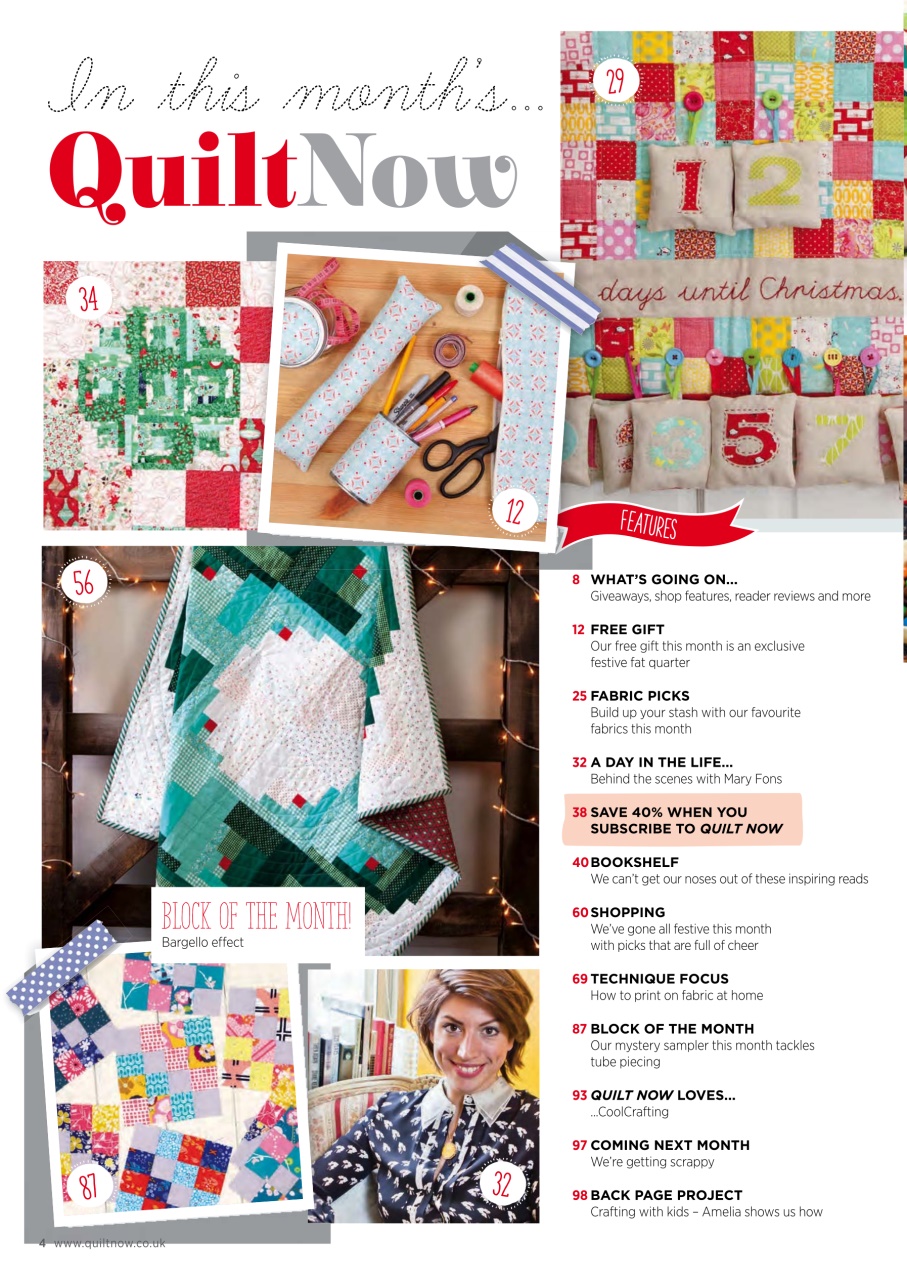 Quilt Now Preview Pages