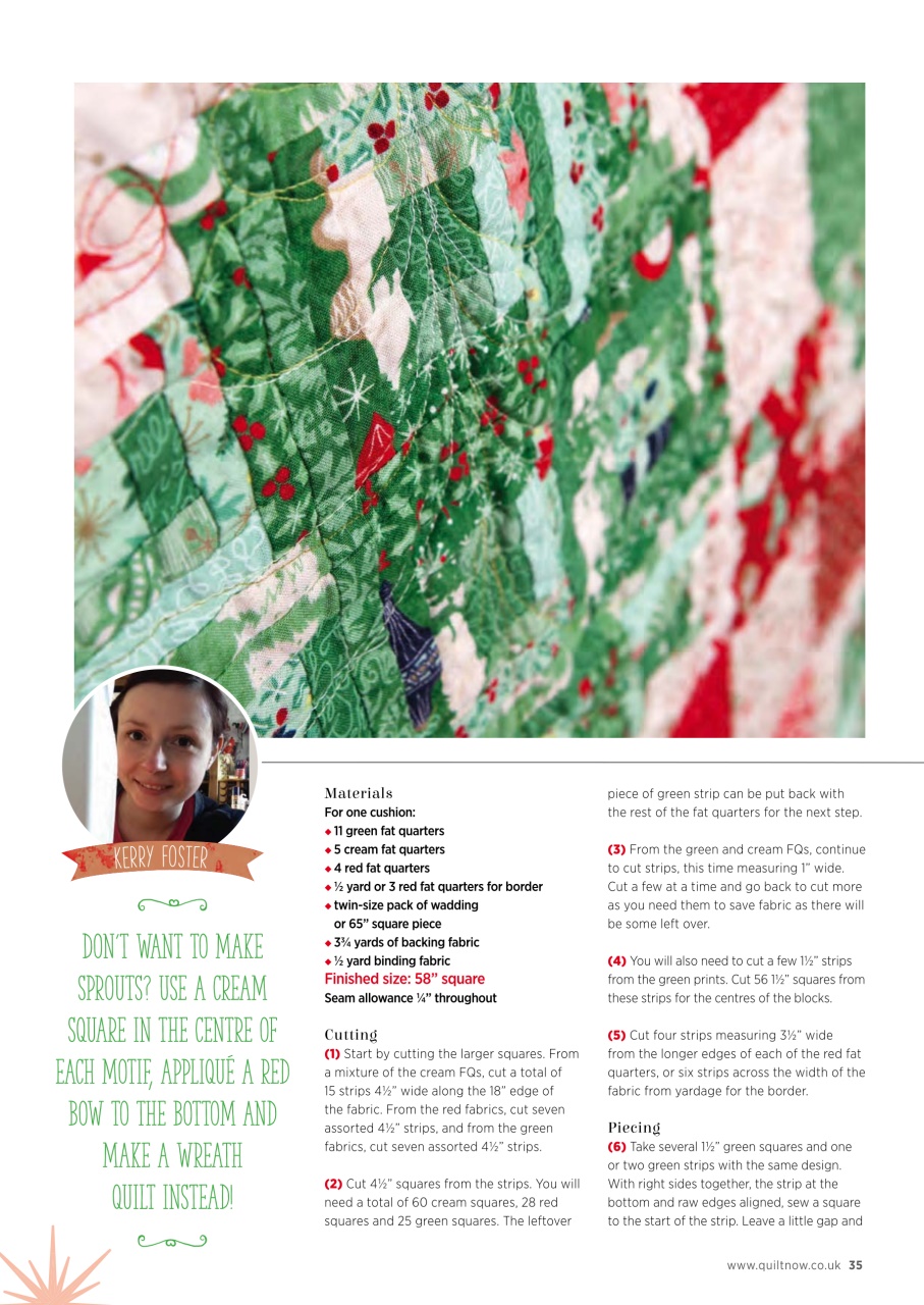 Quilt Now Preview Pages