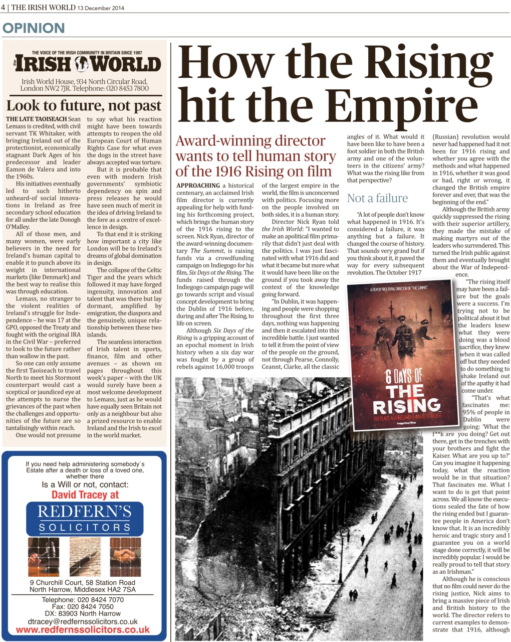 Irish World Preview Pages