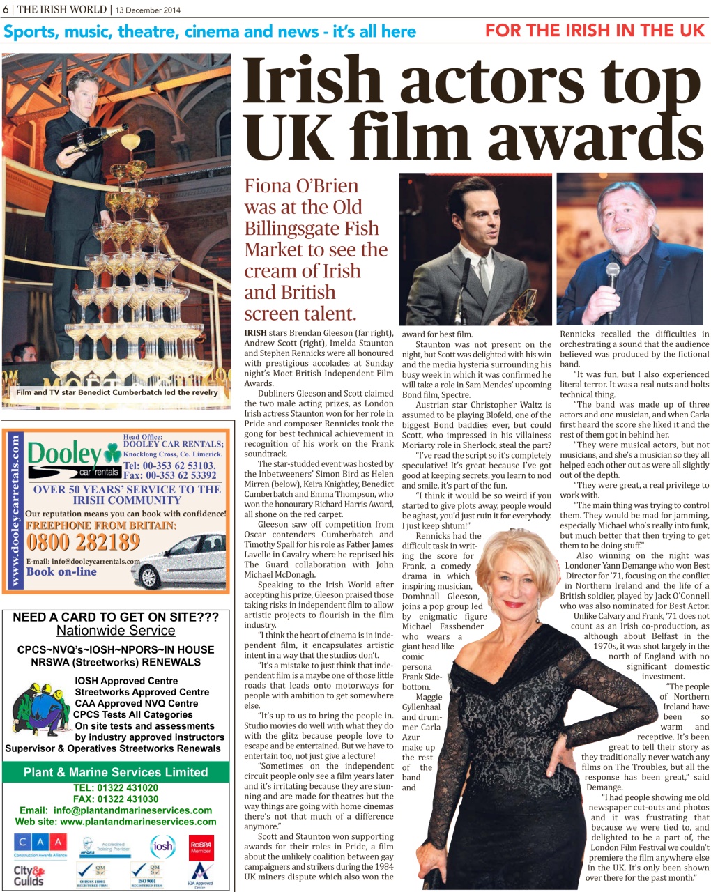 Irish World Preview Pages