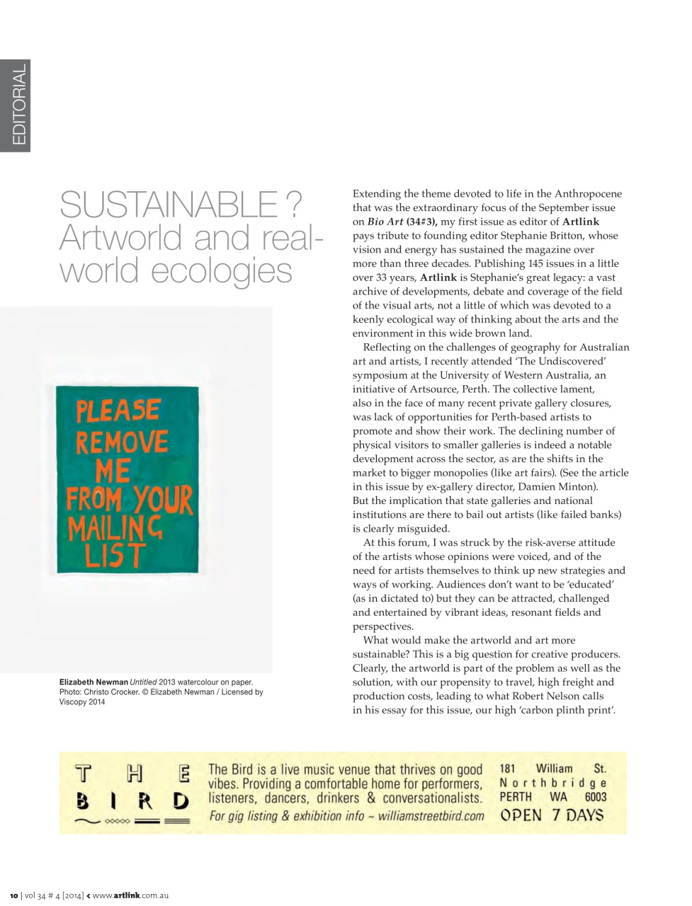 Artlink Magazine Preview Pages